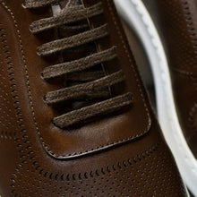 Load image into Gallery viewer, &lt;transcy&gt;Varjo | Brown Genuine Leather Men Sneaker&lt;/transcy&gt;
